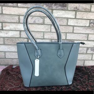 Greyish Blue Handbag (LARGE)